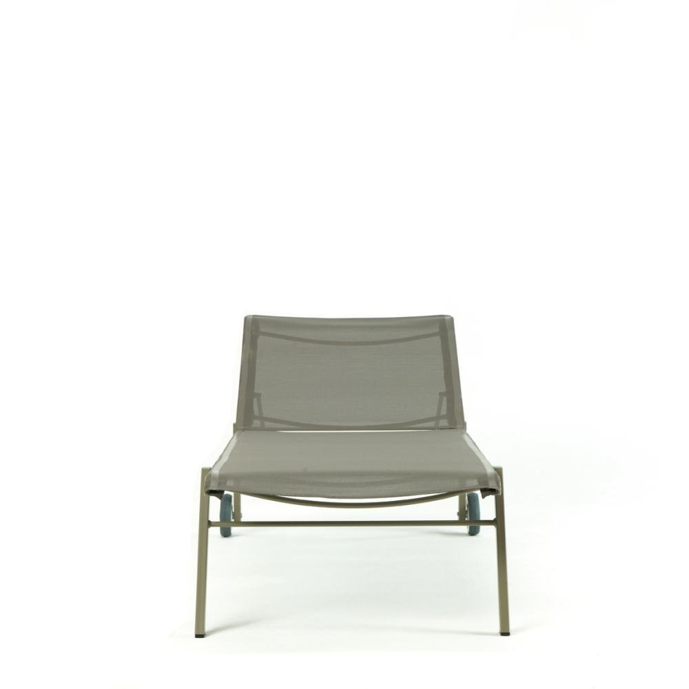 Classic Design Metal Sun Lounger | High End Metal Garden Furniture | Luxury Metal Sun Lounger | Designed and Made in Italy