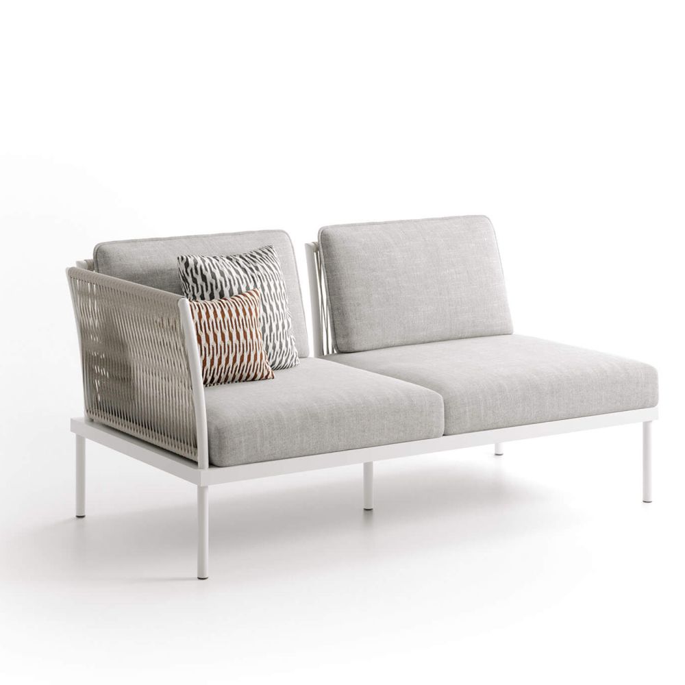 Modern Woven Modular Corner Sofa | Luxury Outdoor Modular Sofa | High End Woven Furniture Set | Luxury Woven Garden Furniture