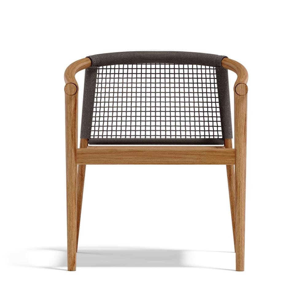 High-End Woven Outdoor Chair | Luxury Woven Garden Furniture | Teak Garden Chair | Designed and Made in Italy | Atmosphera Lodge