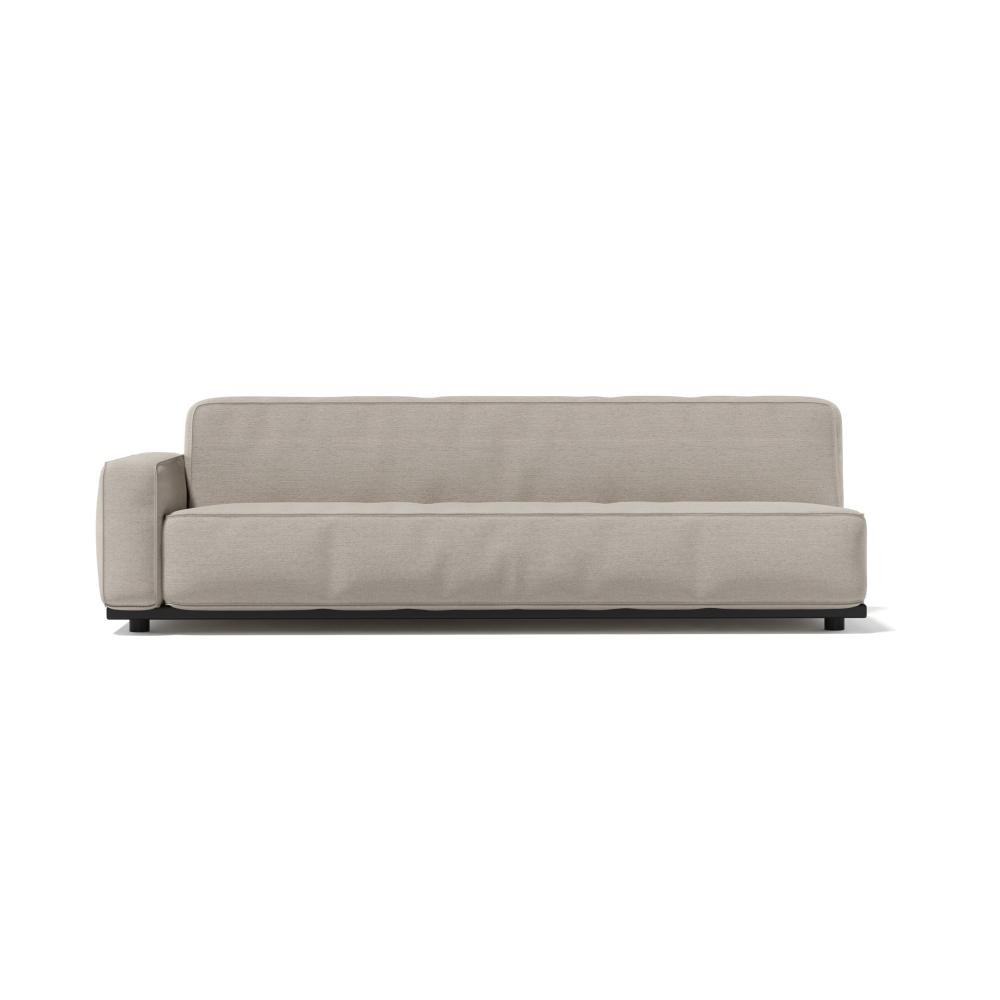 High End 3 Seater Modular Sofa With Armrest | Luxury Outdoor Furniture Sets | Designed and Made in Italy
