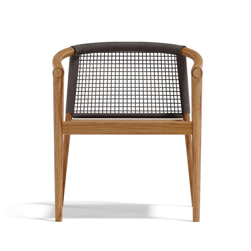 High End Woven Outdoor Chair | Luxury Woven Garden Furniture | Teak Garden Chair | Designed and Made in Italy