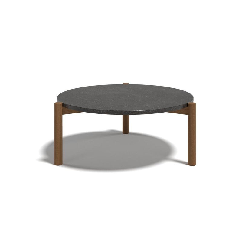 Luxury Round Outdoor Coffee Table | High End Outdoor Furniture Set | High End Teak Coffee Table | Designed and Made in Italy