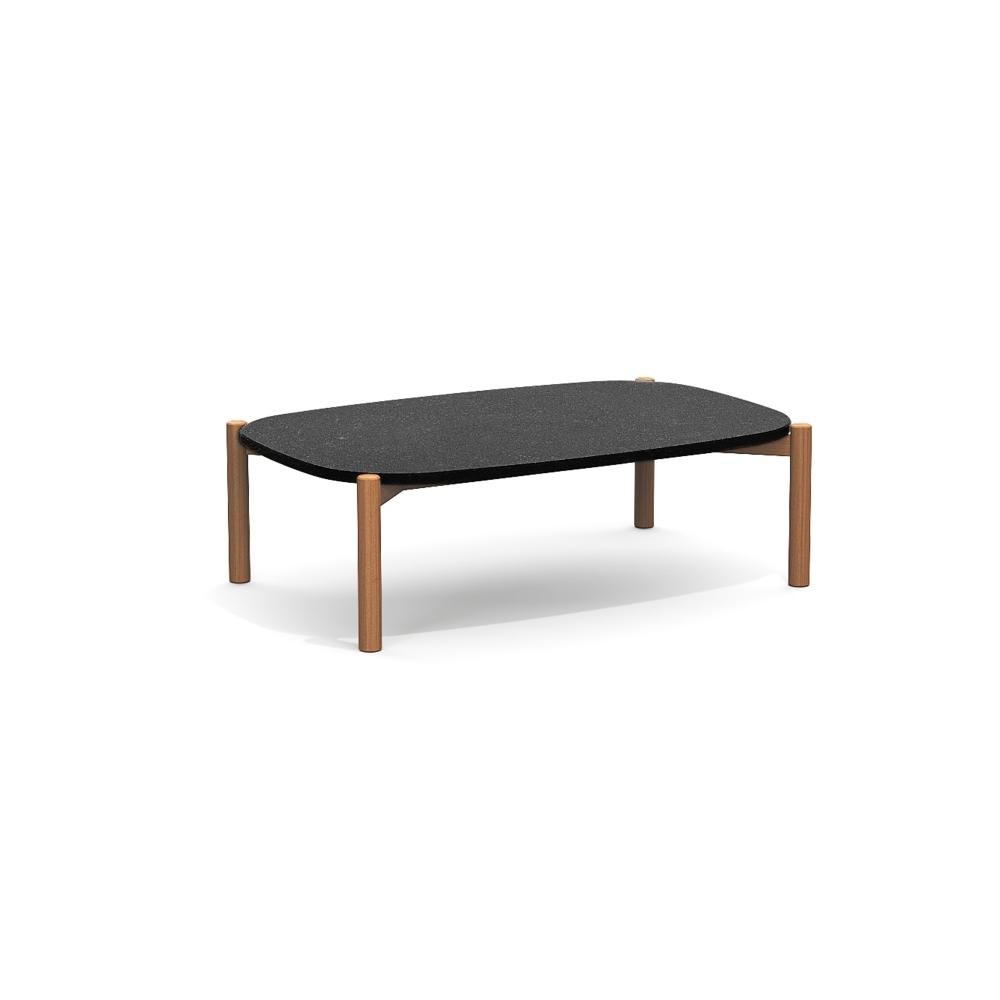 Luxury Teak Coffee Table With Gres Stone Tabletop | Atmosphera Lodge Rectangular Table PF.OUT.LG.TCO