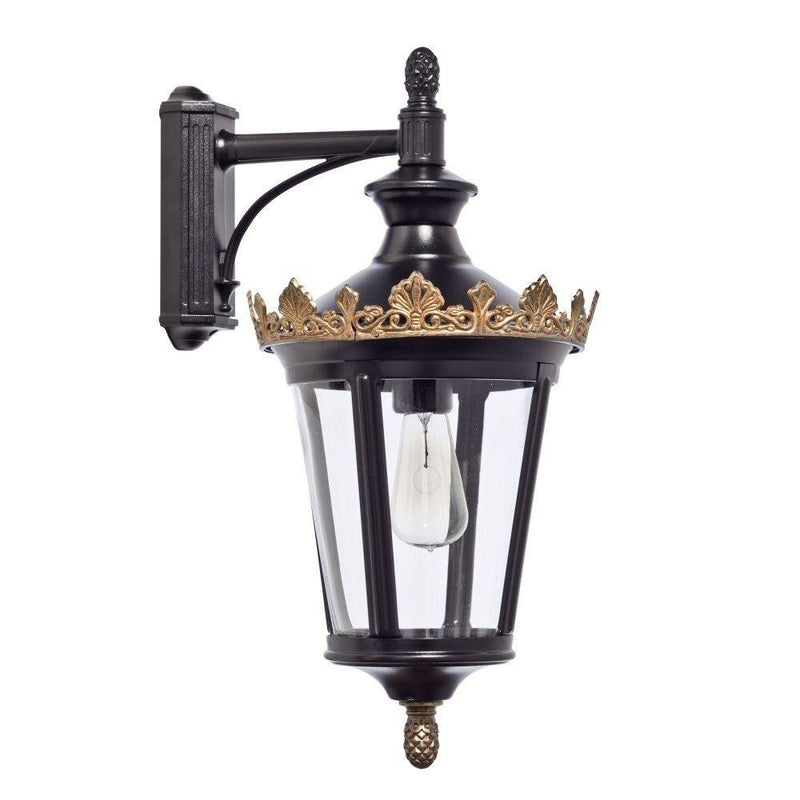 Victorian Detailed Lantern Wall Light | French luxury aluminium wall lantern | copper | E27 LED | black green gold