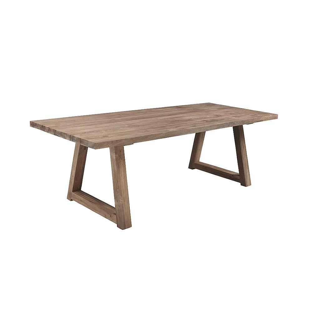 Luxury Outdoor Teak Dining Table | Weather-Resistant Teak Table for Patios & Gardens | Elegant Wooden Dining Table for Outdoor Spaces | Braid Cloe