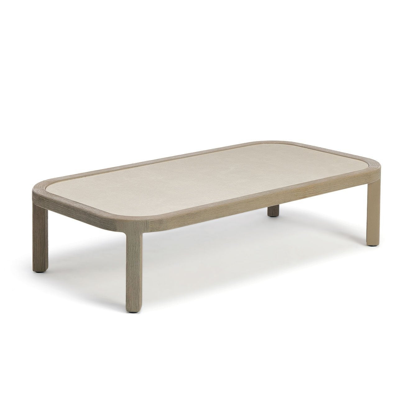 Luxury Teak Coffee Table | High-End Outdoor Coffee Table | Italian Outdoor Furniture | Durable Ceramic Stone Top | Ethimo Grand Life