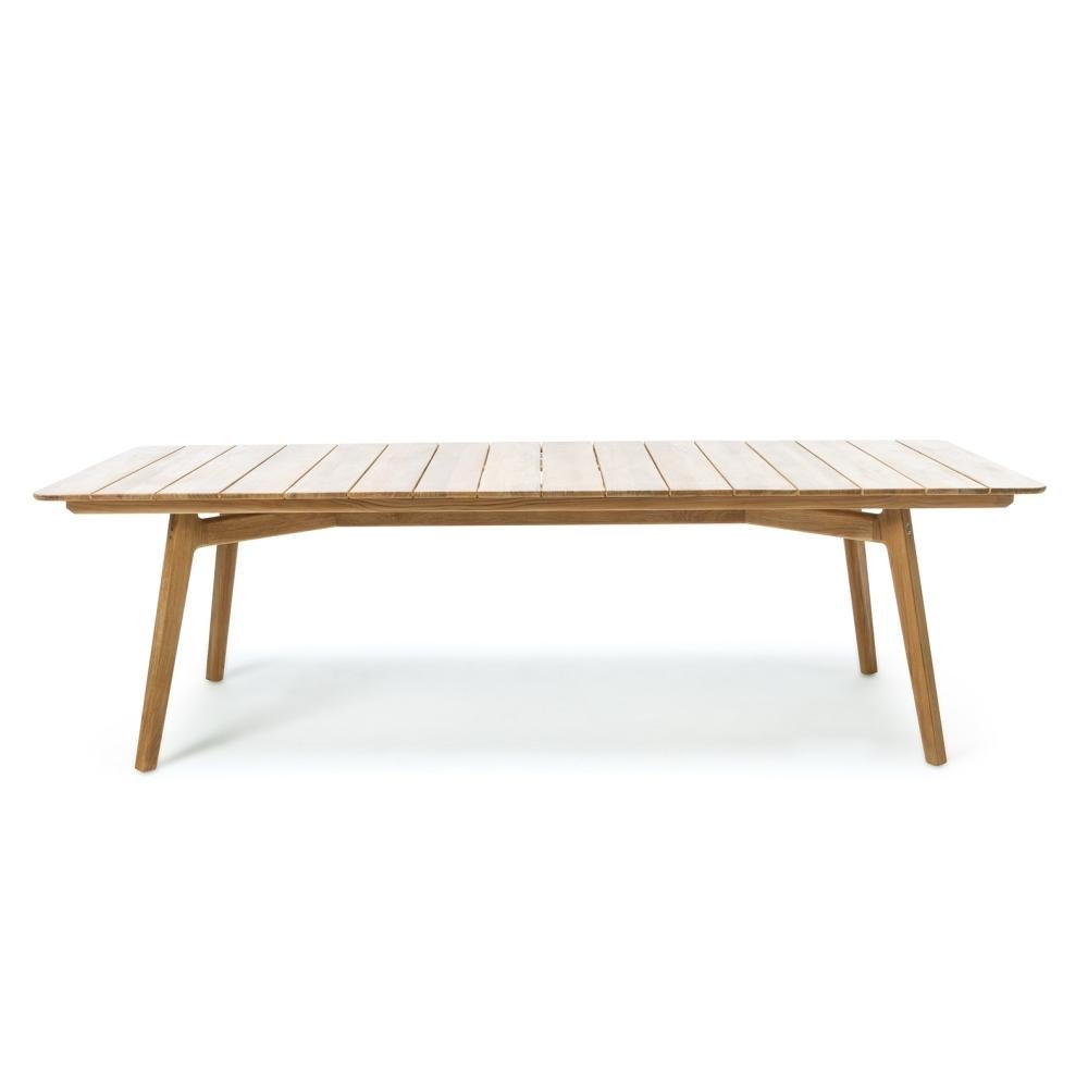 Luxury Teak Outdoor Dining Table for 8 | High-End Outdoor Dining Sets | Luxury Outdoor Teak Table | Ethimo Knit