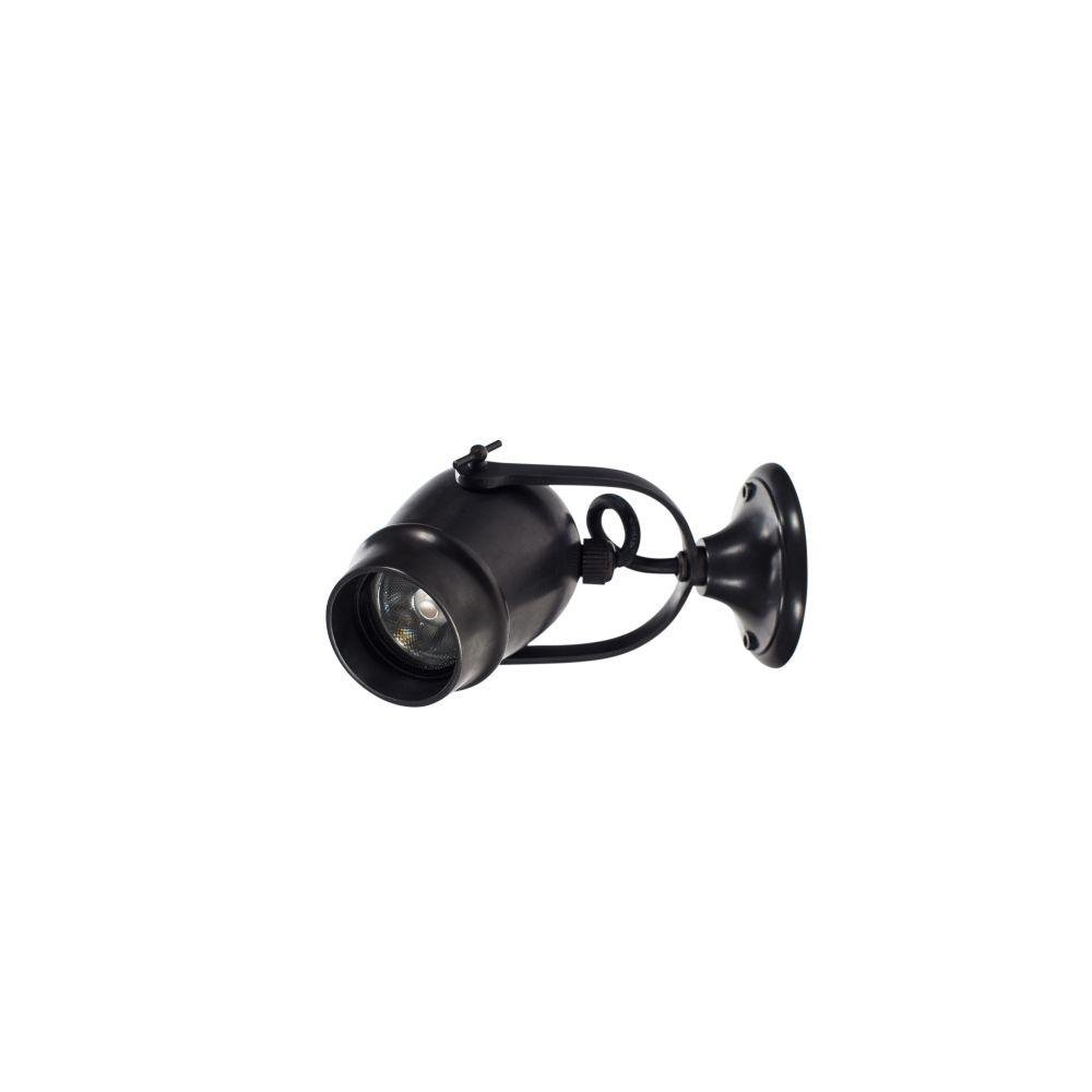 Minimal Outdoor Wall Mounted Spotlight | Exterior Black Wall Spotlight | Belgian Outdoor Wall Mounted LED Light | Bronze Brushed Nickel Chrome | Authentage