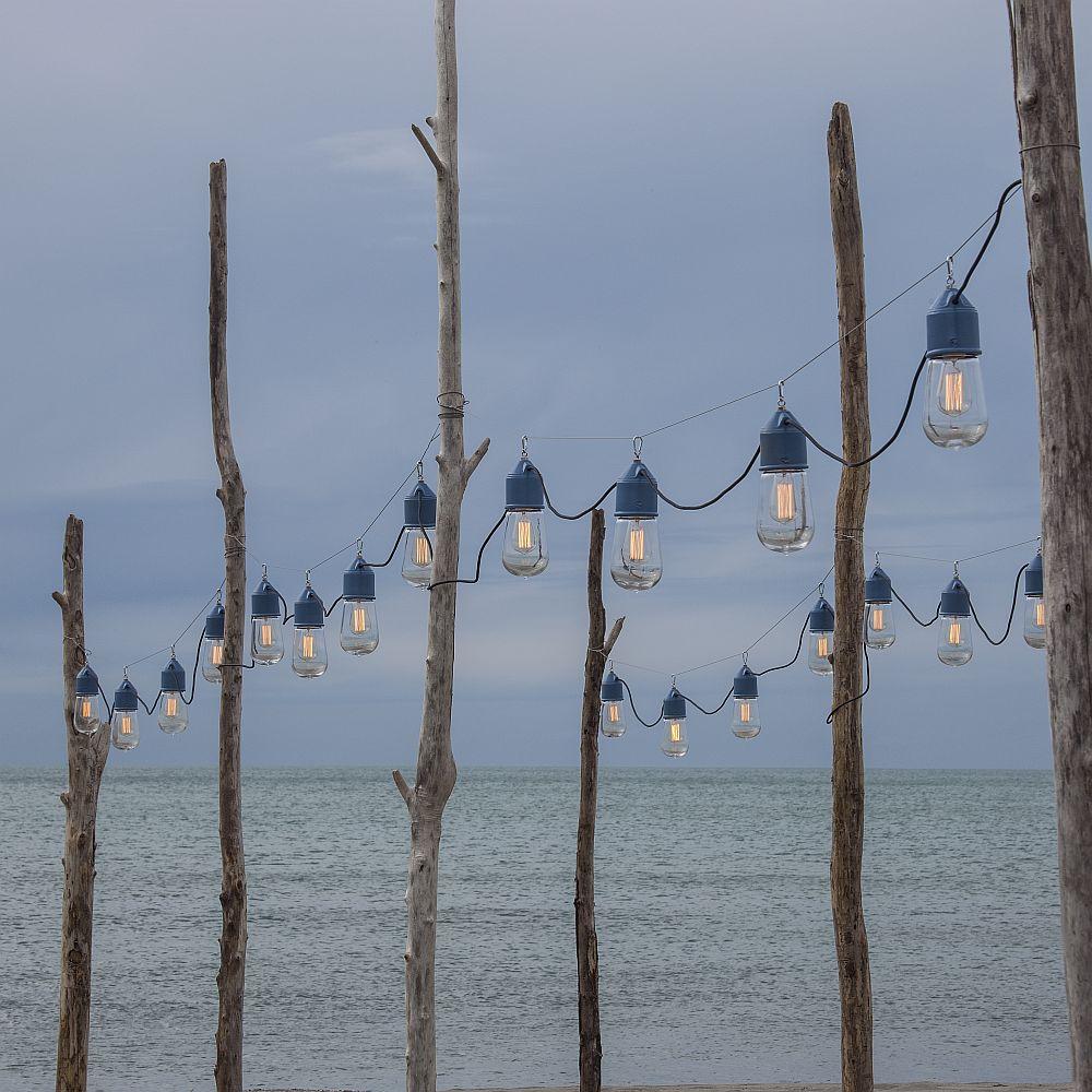 Dern String Light Modern Rustic Outdoor String Light IP44 | Weatherproof Italian Garden ...