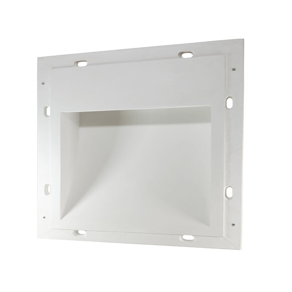 Square Recessed Outdoor Wall Light | Built-In Outdoor Lighting | IP65 Cement Light | 9010 Cave