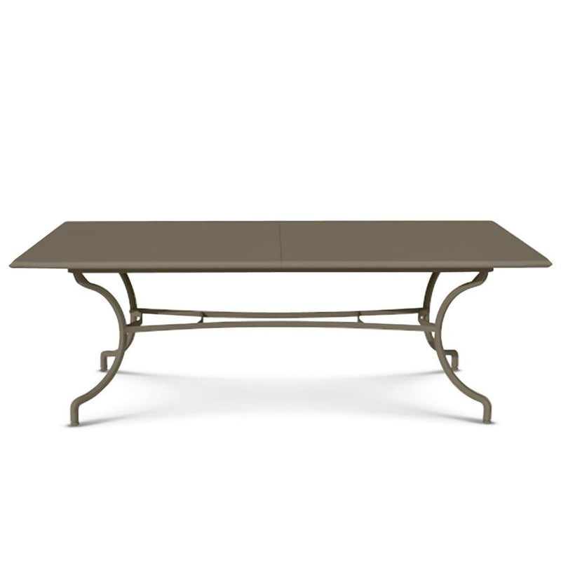 Classic Design Extendable Outdoor Table | High End Metal Dining Table | Luxury Outdoor Dining Set | Designed and Made in Italy
