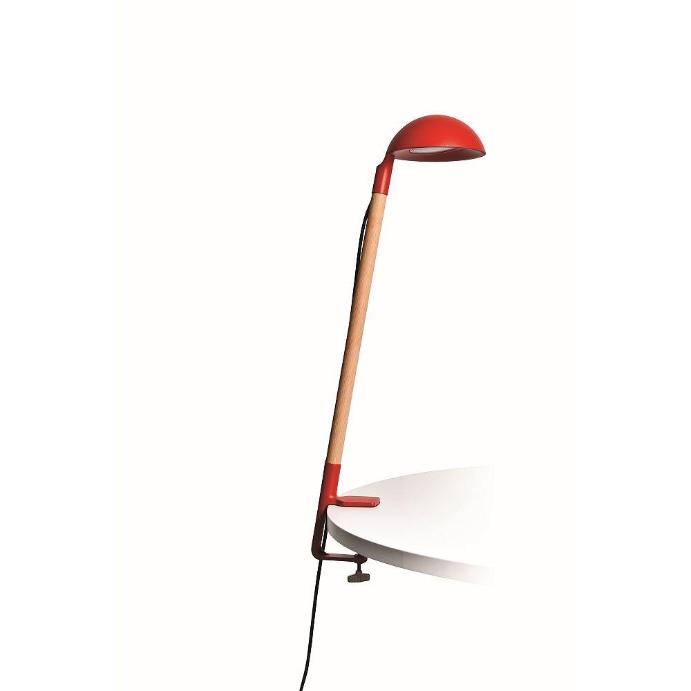 Contemporary Hemisphere Outdoor Table Light | Exterior Luxury Desk Lamp Made in France | Red Green White Black