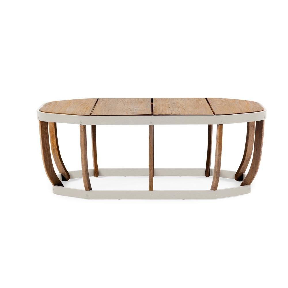 Unique Outdoor Teak Coffee Table | Luxury Outdoor Coffee Table | High End Patio Furniture | Designed and Made in Italy | Ethimo Swing