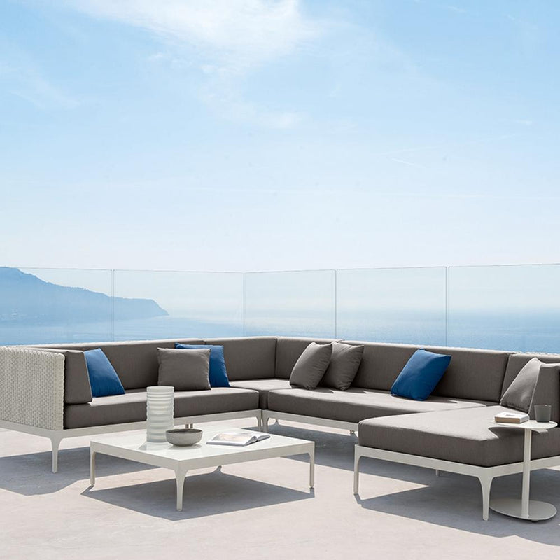 Woven Modular Outdoor Sofa Set | High End Outdoor Seating | Luxury Modular Lounge Set | Designed and Made in Italy | Ethimo Infinity